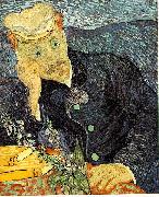 Vincent Van Gogh Portrait of Dr. Gachet was painted in June oil painting on canvas